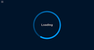 screenshot of loading time circle