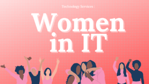 graphic reading "women in IT"
