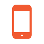 orange phone icon